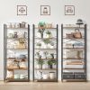vasagle-raft-raft-in-picioare-6-niveluri-maro-rustic-80x30x186cm