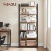 vasagle-raft-raft-in-picioare-6-niveluri-maro-rustic-80x30x186cm