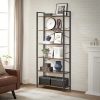 vasagle-raft-raft-in-picioare-6-niveluri-maro-rustic-80x30x186cm