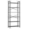 vasagle-raft-de-carti-raft-in-picioare-6-niveluri-negru-abanos-80x30x184cm
