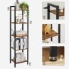 vasagle-raft-de-carti-raft-in-picioare-maro-rustic-39x30x154cm