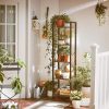 vasagle-raft-de-carti-raft-in-picioare-maro-rustic-39x30x154cm