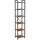 vasagle-raft-de-carti-raft-in-picioare-maro-rustic-40x30x187cm