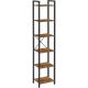 vasagle-raft-de-carti-raft-in-picioare-maro-rustic-40x30x187cm