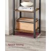 vasagle-raft-de-carti-raft-in-picioare-maro-rustic-40x30x187cm