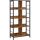 vasagle-raft-de-carti-raft-de-depozitare-maro-rustic-80x33x149cm
