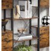 vasagle-raft-de-carti-raft-de-depozitare-cu-14-rafturi-de-depozitare-maro-rustic