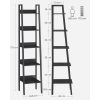 vasagle-raft-scara-biblioteca-ingusta-cu-5-niveluri-negru-30x34x170cm