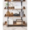 vasagle-raft-de-carti-raft-depozitare-maro-rustic-17810028cm