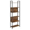 vasagle-raft-de-carti-raft-de-depozitare-maro-rustic-6024186cm