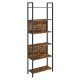 vasagle-raft-de-carti-raft-de-depozitare-maro-rustic-6024186cm