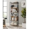 vasagle-raft-de-carti-raft-de-depozitare-maro-rustic-6024186cm