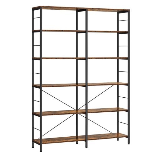 vasagle-raft-de-carti-raft-de-depozitare-maro-rustic-17212030-cm