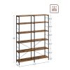 vasagle-raft-de-carti-raft-de-depozitare-maro-rustic-17212030-cm