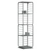 vasagle-raft-de-carti-raft-din-otel-pivotant-la-360-4-niveluri-43x43x158cm