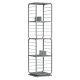 vasagle-raft-de-carti-raft-din-otel-pivotant-la-360-4-niveluri-43x43x158cm