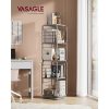 vasagle-raft-de-carti-raft-din-otel-pivotant-la-360-4-niveluri-43x43x158cm
