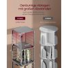 vasagle-raft-de-carti-raft-din-otel-pivotant-la-360-4-niveluri-43x43x158cm