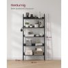 vasagle-raft-de-carti-raft-scara-4-niveluri-negru-80x30x170cm