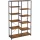 vasagle-raft-de-carti-raft-de-depozitare-maro-rustic-10030170cm