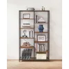 vasagle-raft-de-carti-raft-de-depozitare-maro-rustic-10030170cm