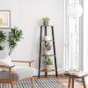 vasagle-raft-de-carti-raft-in-picioare-maro-rustic-33x33x124cm