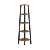 vasagle-raft-de-carti-raft-in-picioare-maro-rustic-34x34x158cm