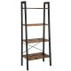 vasagle-raft-de-carti-raft-in-picioare-maro-rustic-56x34x137cm