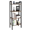 vasagle-raft-de-carti-raft-in-picioare-maro-rustic-56x34x137cm