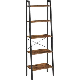 vasagle-raft-de-carti-raft-in-picioare-maro-rustic-56x32x172cm
