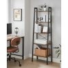 vasagle-raft-de-carti-raft-in-picioare-maro-rustic-56x32x172cm