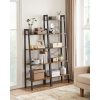 vasagle-raft-de-carti-raft-in-picioare-maro-rustic-56x32x172cm