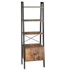 vasagle-raft-de-carti-raft-in-picioare-maro-rustic-56x34x172cm