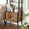 vasagle-raft-de-carti-raft-in-picioare-maro-rustic-56x34x172cm