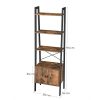 vasagle-raft-de-carti-raft-in-picioare-maro-rustic-56x34x172cm