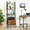 vasagle-raft-de-carti-raft-in-picioare-maro-rustic-56x34x172cm