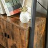 vasagle-raft-de-carti-raft-in-picioare-maro-rustic-56x34x172cm