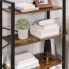 vasagle-raft-de-carti-raft-de-depozitare-maro-rustic-66x30x120cm