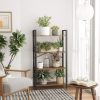 vasagle-raft-de-carti-raft-de-depozitare-maro-rustic-66x30x120cm