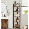vasagle-raft-de-carti-raft-in-picioare-maro-rustic-30x30x150cm