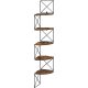 vasagle-raft-de-colt-montabila-pe-perete-pe-5-niveluri-maro-rustic-si-negru
