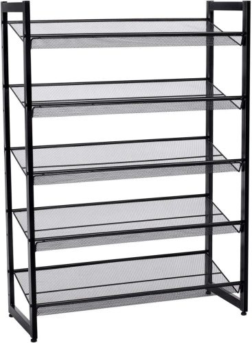 songmics-raft-depozitare-pantofi-5-niveluri-cu-rafturi-din-plasa-metalica-negru