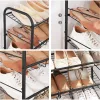 songmics-raft-depozitare-pantofi-3-niveluri-plasa-metalica-cu-rafturi-negru-68x27x49cm