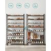 songmics-raft-depozitare-pantofi-2x4-niveluri-plasa-metalica-cu-rafturi-negru-92x30x163cm