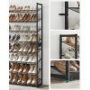 songmics-raft-depozitare-pantofi-2x4-niveluri-plasa-metalica-cu-rafturi-negru-92x30x163cm