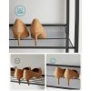 songmics-raft-depozitare-pantofi-2x4-niveluri-plasa-metalica-cu-rafturi-negru-92x30x163cm