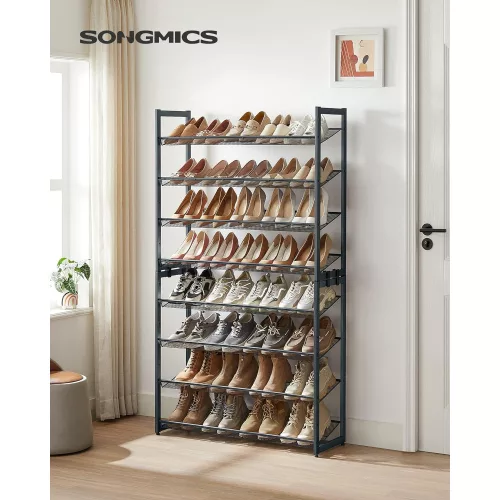 songmics-raft-depozitare-pantofi-2x4-cu-rafturi-din-plasa-metalica-gri-92x30x163cm