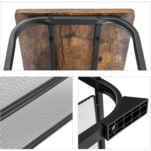 vasagle-bancheta-depozitare-pantofi-cu-doua-niveluri-de-depozitare-maro-rustic-66x45x30cm
