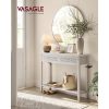 vasagle-consola-cu-doua-sertare-fata-cu-efect-rattan-ovaz-bej-100x30x80cm