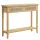 vasagle-masa-consola-cu-doua-sertare-fata-cu-efect-rattan-stejar-100x30x80cm